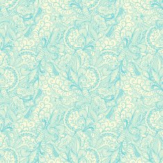 Seamless wave hand-drawn pattern N95