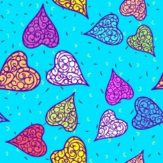 Vector flourish seamless pattern N5
