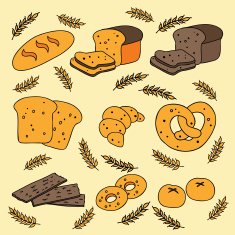 Icons with bread