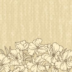 Floral background with place for text N12