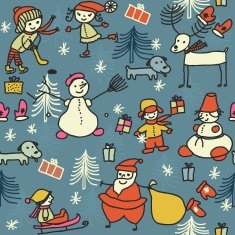 seamless xmas pattern N3