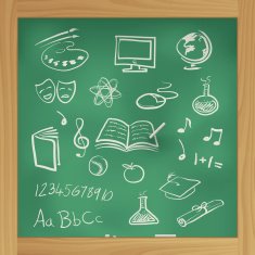 School blackboard N11
