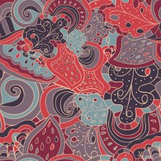 Abstract hand drawn seamless background N4