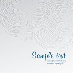 Abstract hand-drawn waves background N18