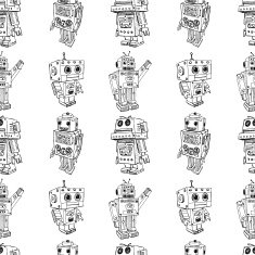 toy robots pattern