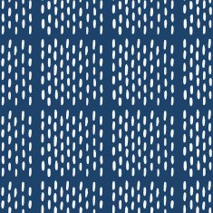 Hand drawn seamless indigo folk pattern N13