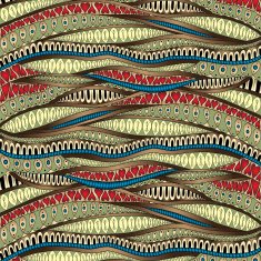 Vintage decorative waves background N4