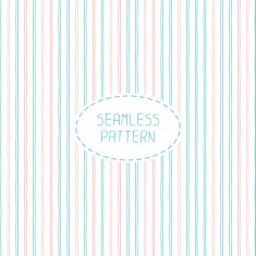 Vector abstract seamless pattern of hand drawn lines Doodle background N2