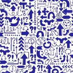 Seamless background of arrows N6