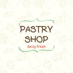 Milk and cookies pattern N4