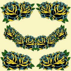 Roses frame N3