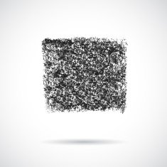 Square black oil pastel banner