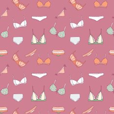Pattern with woman lingerie N2