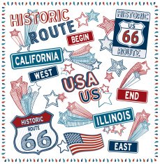 route 66 design elements