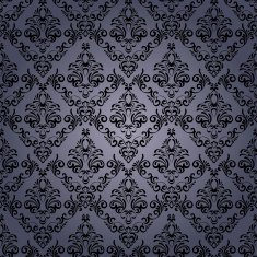 Seamless background -Gothic motif in black