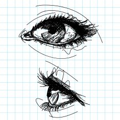 Eye drawing vs reference  draw drawing art artist رسم  Instagram