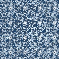 Hand drawn seamless indigo folk pattern N14