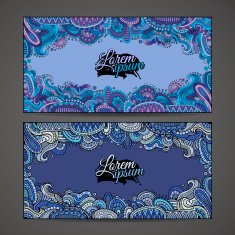 Abstract vector decorative ornamental backgrounds N2