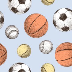 sports balls pattern