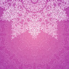 Pink vector ornate vintage wedding card background N2