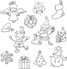 X'mas collection in Black and White N4