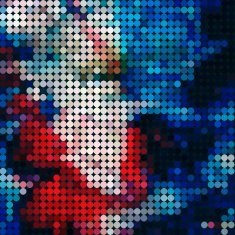 abstract colorful polka dots pattern background N9