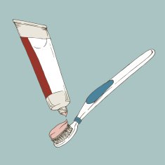 Toothbrush And Toothpaste N7