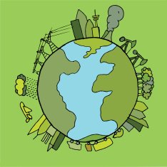 Eco world - hand drawn icons N2