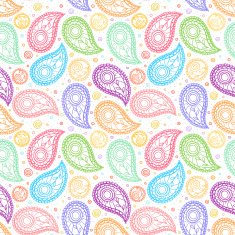 colorful paisley