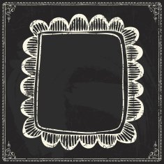 Doodle frame Chalkboard N9
