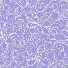 violet floral pattern