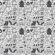 Seamless Christmas pattern N25
