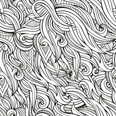 Vector seamless abstract nature pattern N19