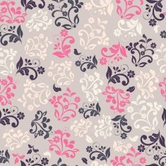 Retro floral seamless background N22