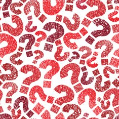 Queries marks seamless pattern vector hand drawn lines texture
