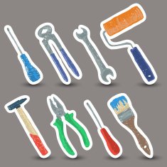 Hardware tools drawing N3