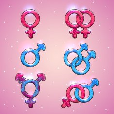 Couple and sex symbols