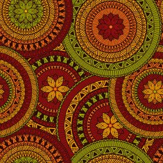Vector seamless ethnic pattern N10