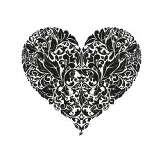 Floral heart N20