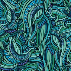 Vector seamless abstract nature pattern N20