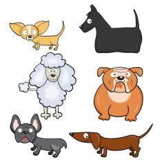 Cartoon Dogs N2
