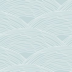 Seamless pattern with abstract doodle wavy scale texture N4