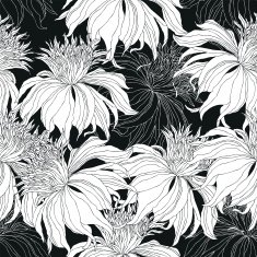 Hand drawn seamless floral pattern N10