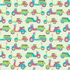 Bikes seamless pattern N8