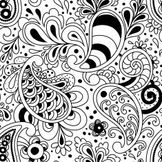 Paisley seamless pattern N32