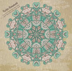 Vintage vector pattern N9