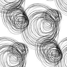 seamless texture black painted abstract circles bubbles isolated