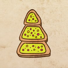 Christmas tree cookie N3