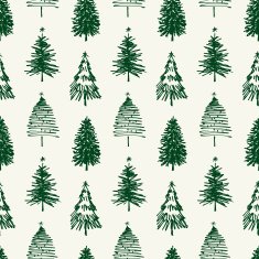 pattern of Christmas trees N2