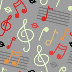 music seamless pattern N13